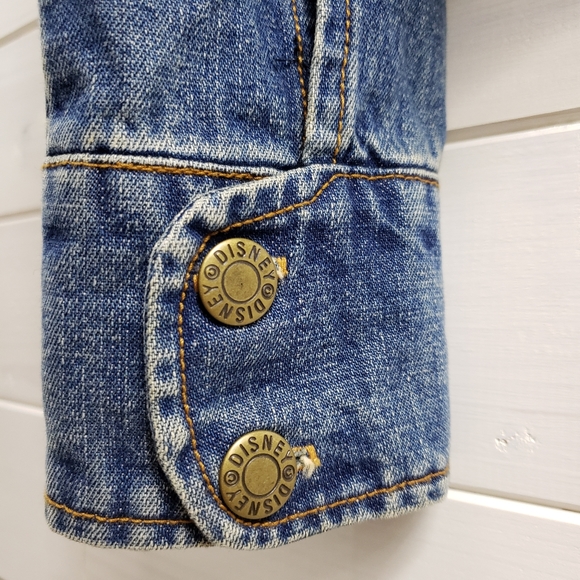 Disney's Tinkerbell embroidered cropped jean jacket - Picture 6 of 14